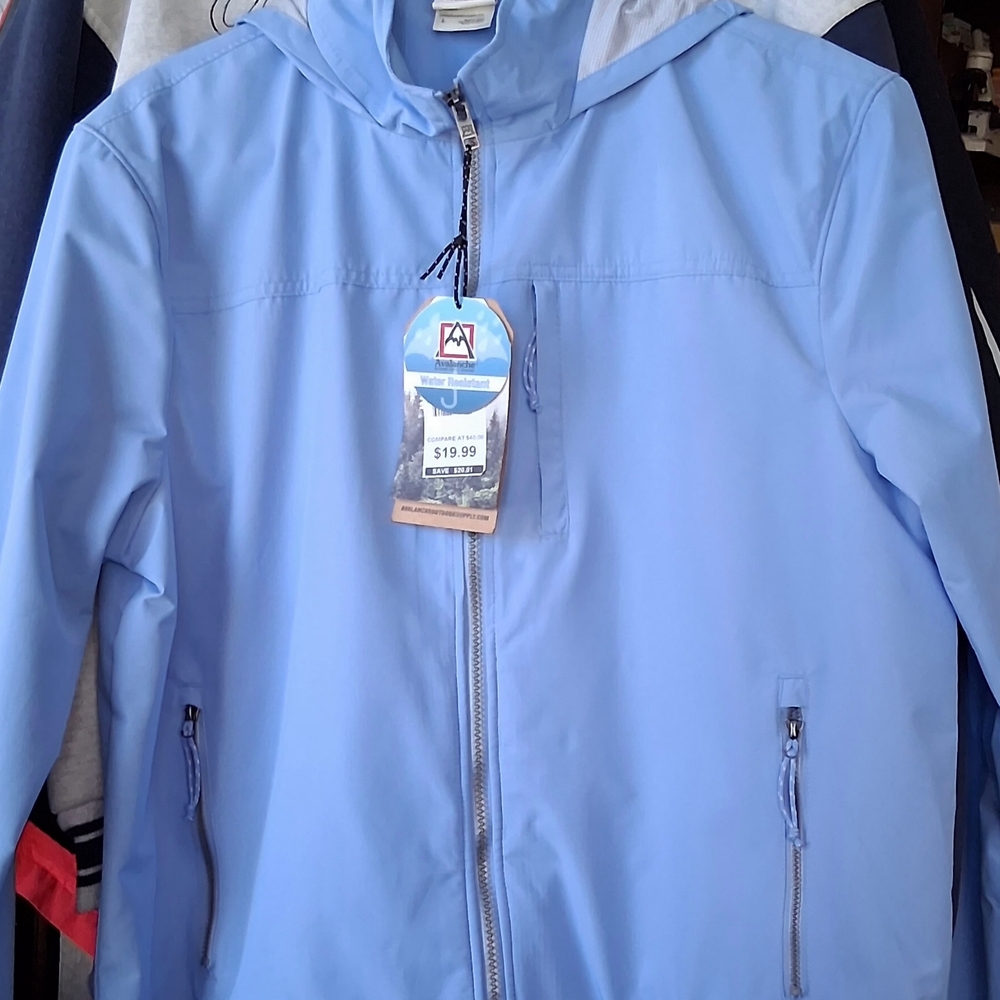 Avalanche Sky Blue Water-Resistant Jacket
